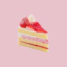 Strawberry Mousse Cake Slice